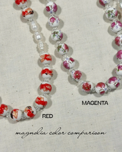 Load image into Gallery viewer, Magnolia Magenta Beaded Necklace
