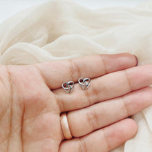 Load image into Gallery viewer, Heart Studs (Sterling Silver)
