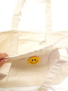 Choose Joy Smiley Tote Bags (11 Colors)