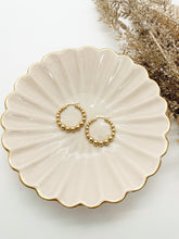 Load image into Gallery viewer, Gold Circle Hoops
