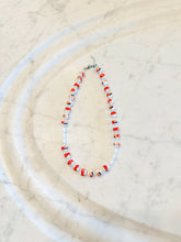Load image into Gallery viewer, Magnolia Red Beaded Necklace
