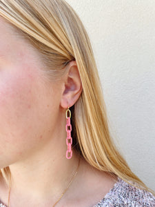 The Cindy Earrings - Light Pink