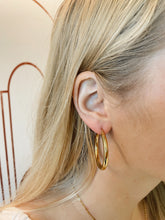 Load image into Gallery viewer, Gold Chunky Hoops
