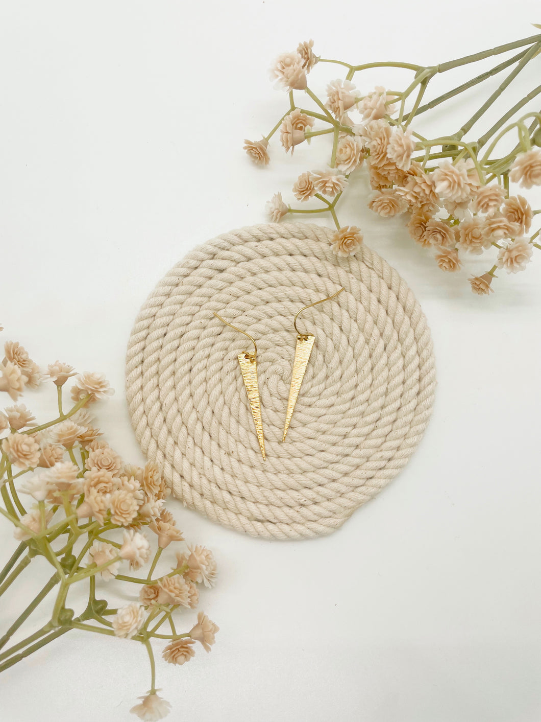 Gold Pointy Dangles