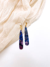 Load image into Gallery viewer, Indigo Marble Earrings
