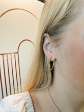 Load image into Gallery viewer, Mini Heart Hoops
