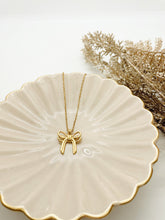 Load image into Gallery viewer, Large Gold Bow Necklace
