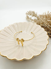 Load image into Gallery viewer, Gold Bow Cuff Bracelet
