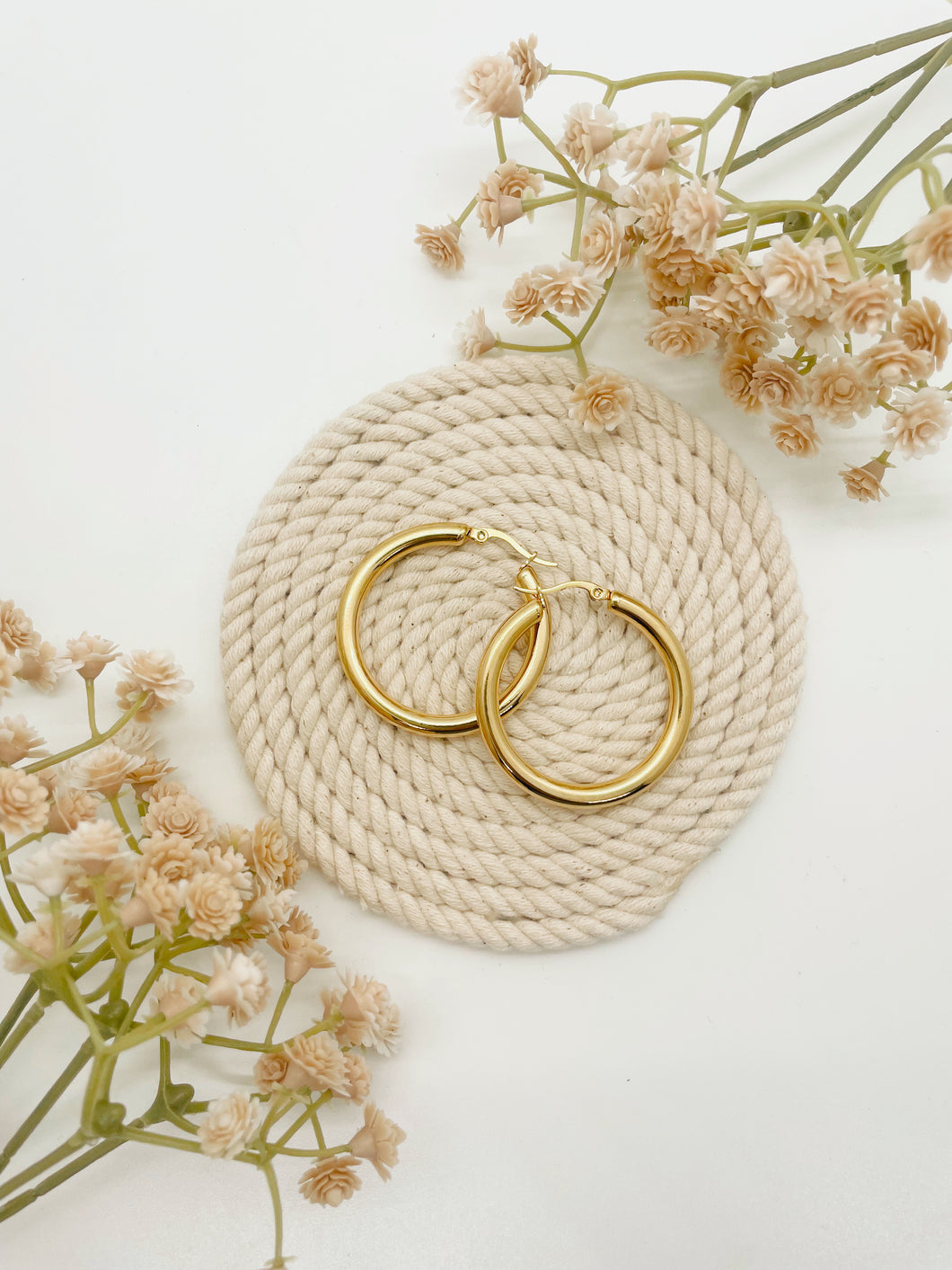 Gold Chunky Hoops