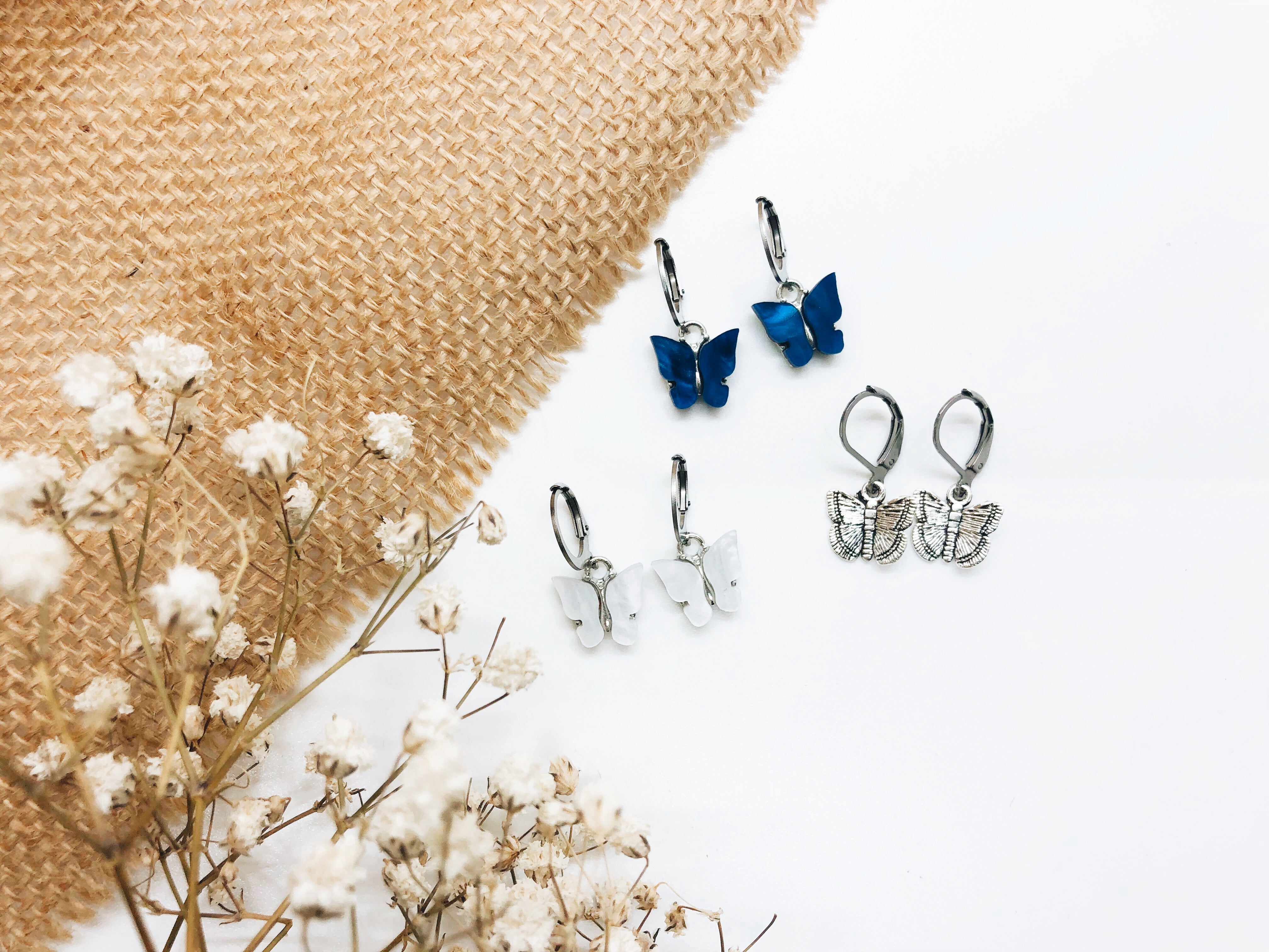 Renew Butterfly Huggies - Silver