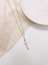 Load image into Gallery viewer, White Key Necklace
