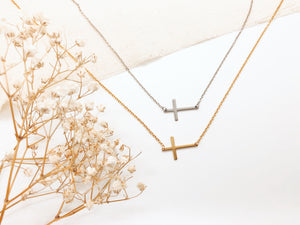 Horizontal Cross Necklaces